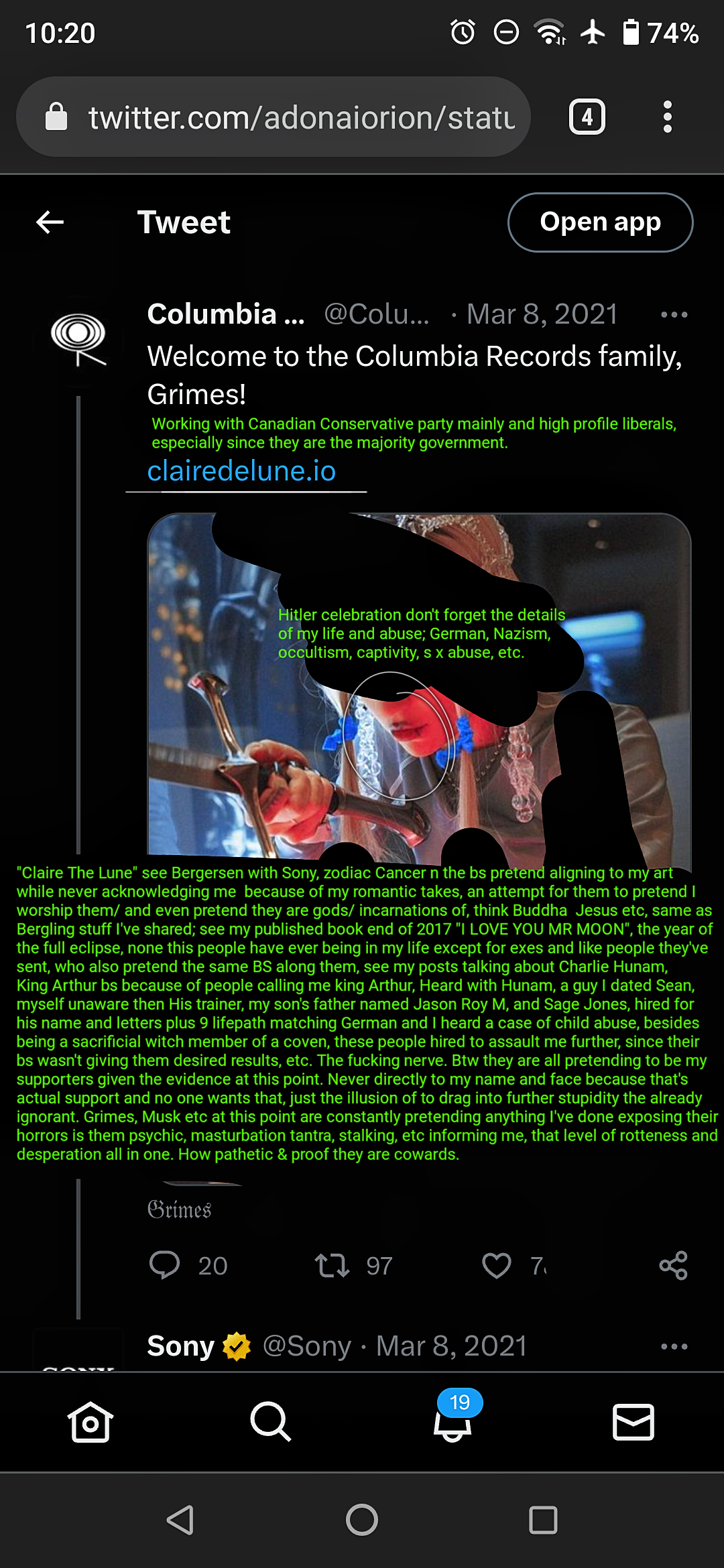 Plays lesbian bisexual for elite & self promotion anti LGTBQ Nazi dyke shit